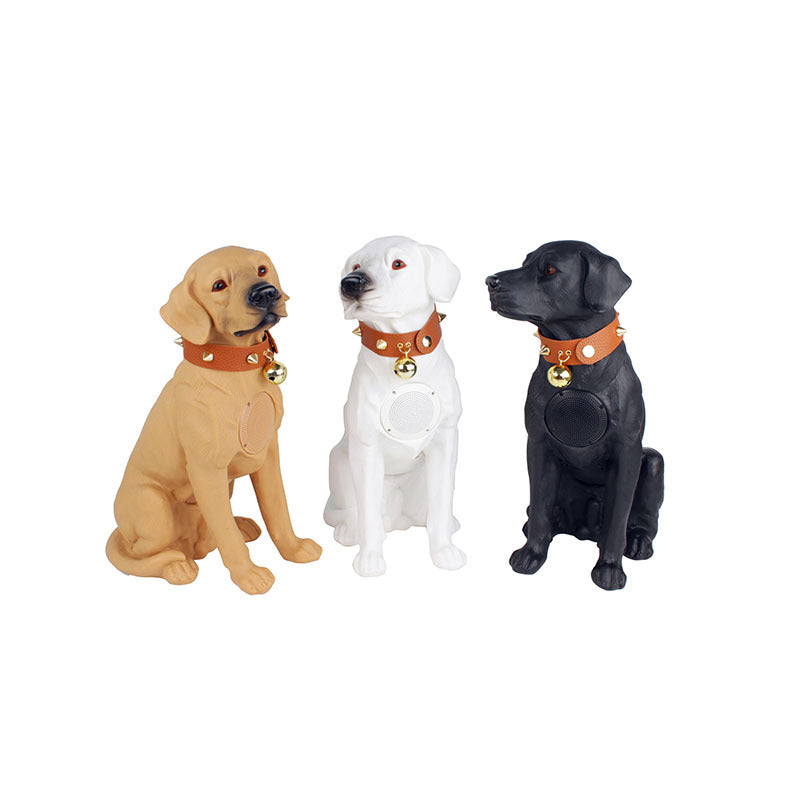 KTX-886163 Creative Cartoon Dog Bluetooth Speaker with FM Radio and Dustproof Design