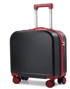 KTX-882771 Kids 20 Inch ABS Suitcase with Spinner Wheels - Square Travel Luggage for Students