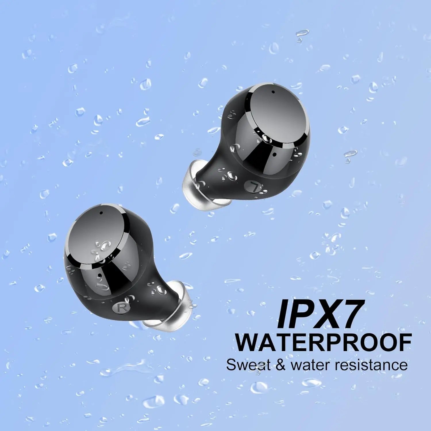 KTX-030419 Transparent Crystal TWS True Wireless Earbuds with Handsfree Functionality
