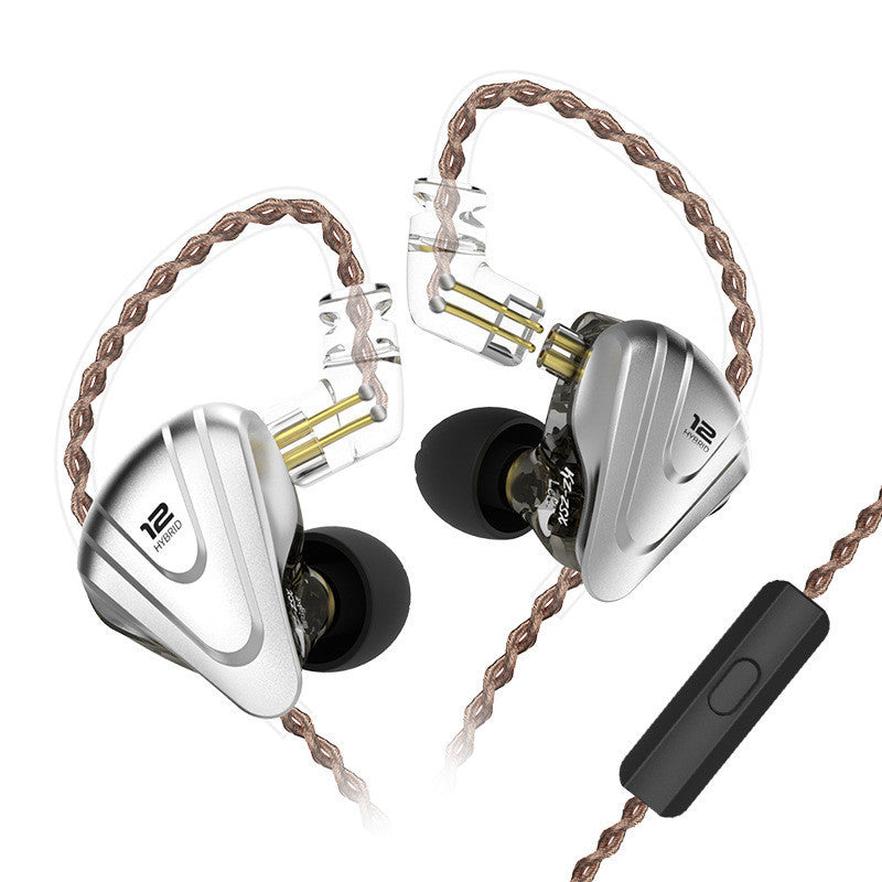 KTX-261971 KZ ZSX Terminator 12-Unit Hybrid Earphones with 3.5mm L-Bend Connector