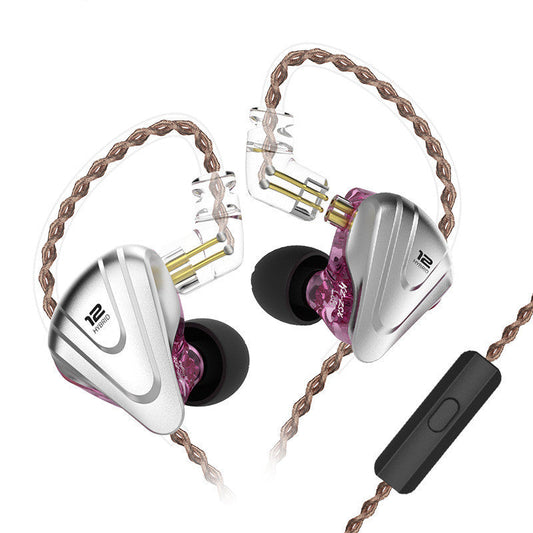 KTX-261971 KZ ZSX Terminator 12-Unit Hybrid Earphones with 3.5mm L-Bend Connector