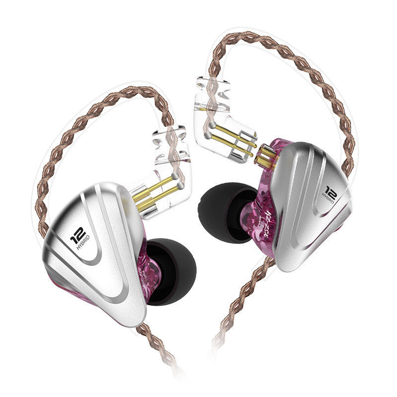 KTX-261971 KZ ZSX Terminator 12-Unit Hybrid Earphones with 3.5mm L-Bend Connector