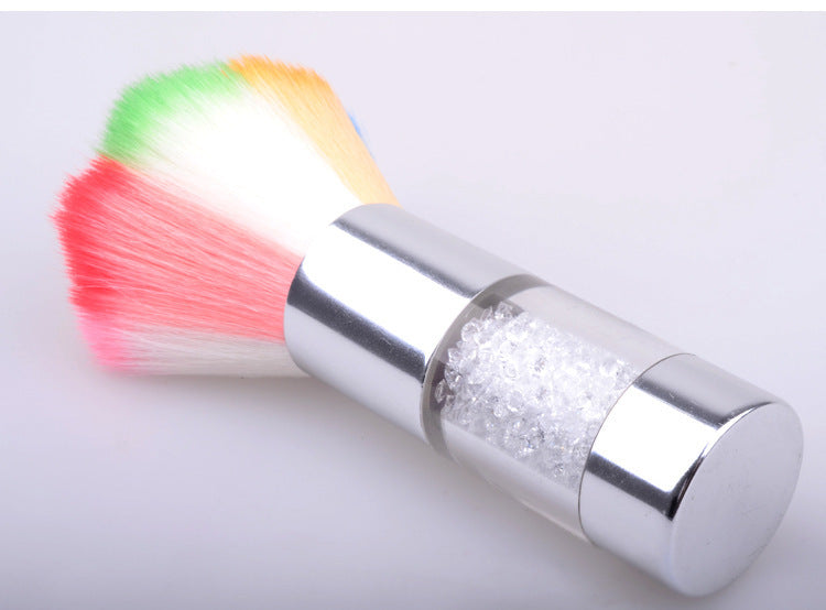 JMT-991498 Petal Type Nail Brush with Metal Handle for Effective Nail Cleaning