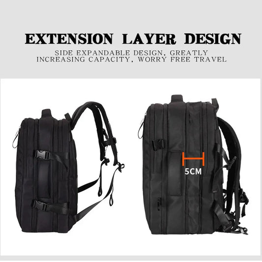 KTX-379731 Custom Logo Waterproof Nylon Laptop Backpack for 17-Inch Devices with USB Port - Unisex Fashion Design