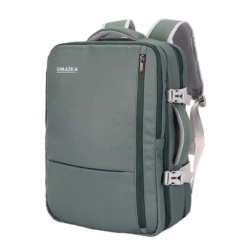 KTX-379731 Custom Logo Waterproof Nylon Laptop Backpack for 17-Inch Devices with USB Port - Unisex Fashion Design