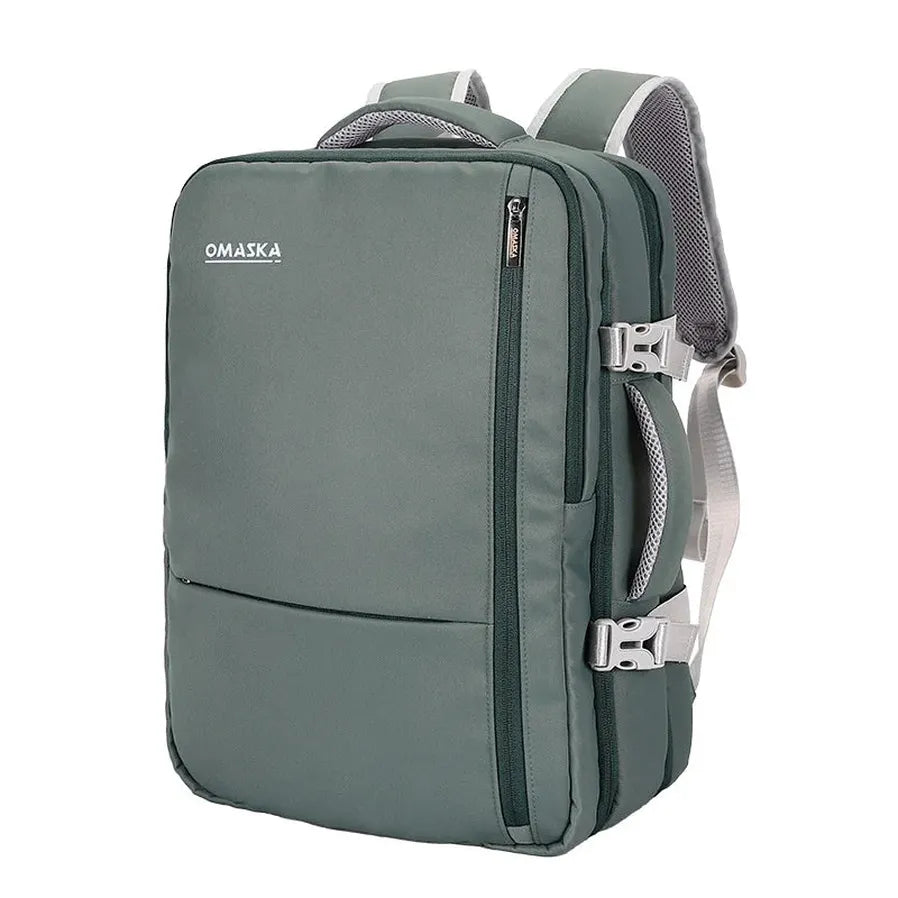 KTX-379731 Custom Logo Waterproof Nylon Laptop Backpack for 17-Inch Devices with USB Port - Unisex Fashion Design