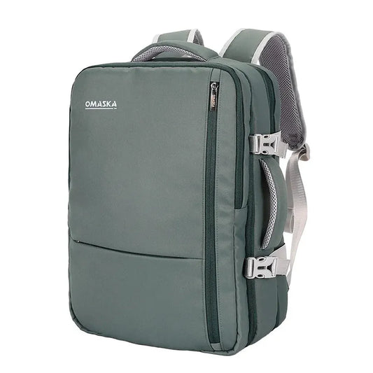 KTX-379731 Custom Logo Waterproof Nylon Laptop Backpack for 17-Inch Devices with USB Port - Unisex Fashion Design