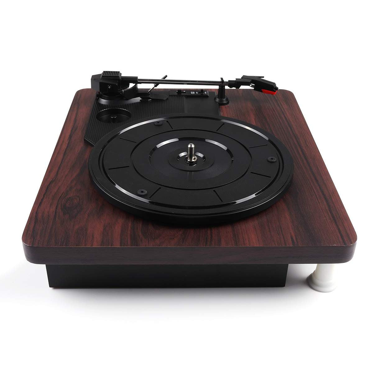 KTX-915987 Stylish Record Player Phonograph with External Amplifier Compatibility