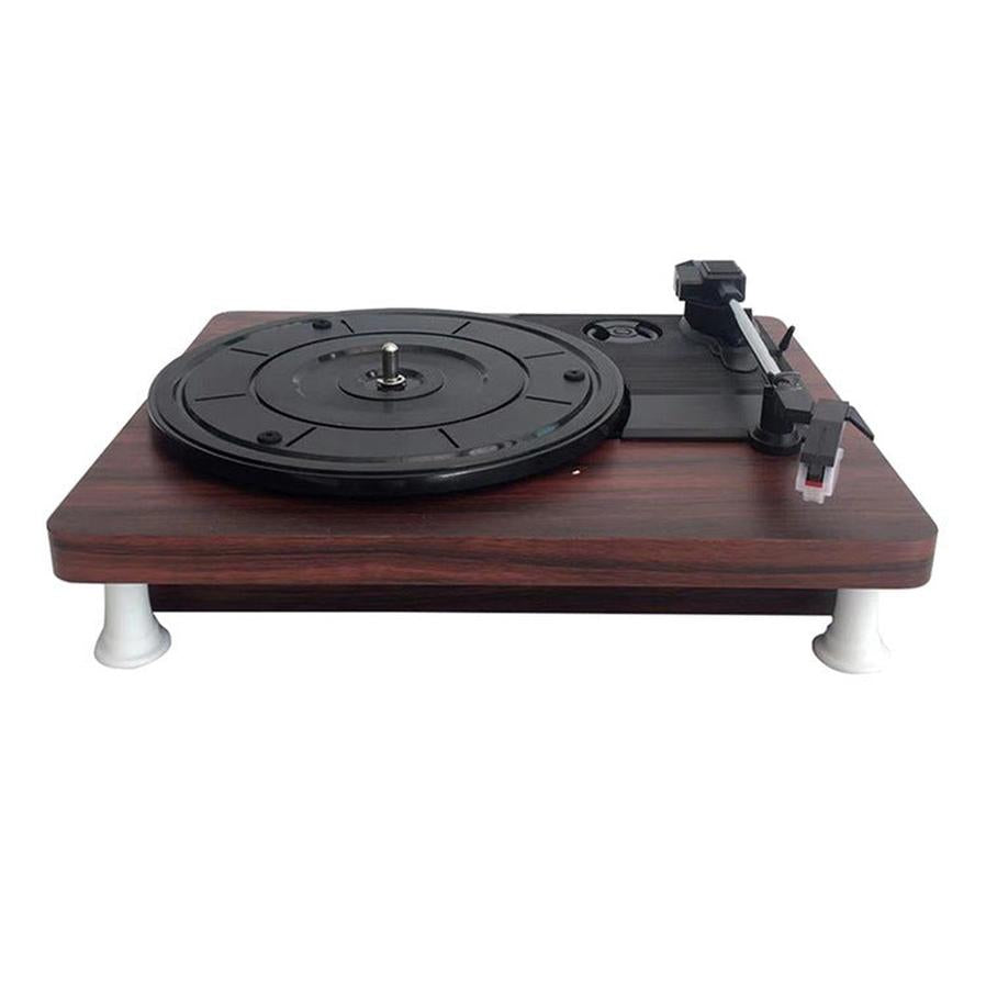 KTX-915987 Stylish Record Player Phonograph with External Amplifier Compatibility