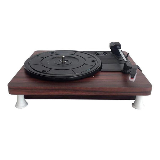 KTX-915987 Stylish Record Player Phonograph with External Amplifier Compatibility