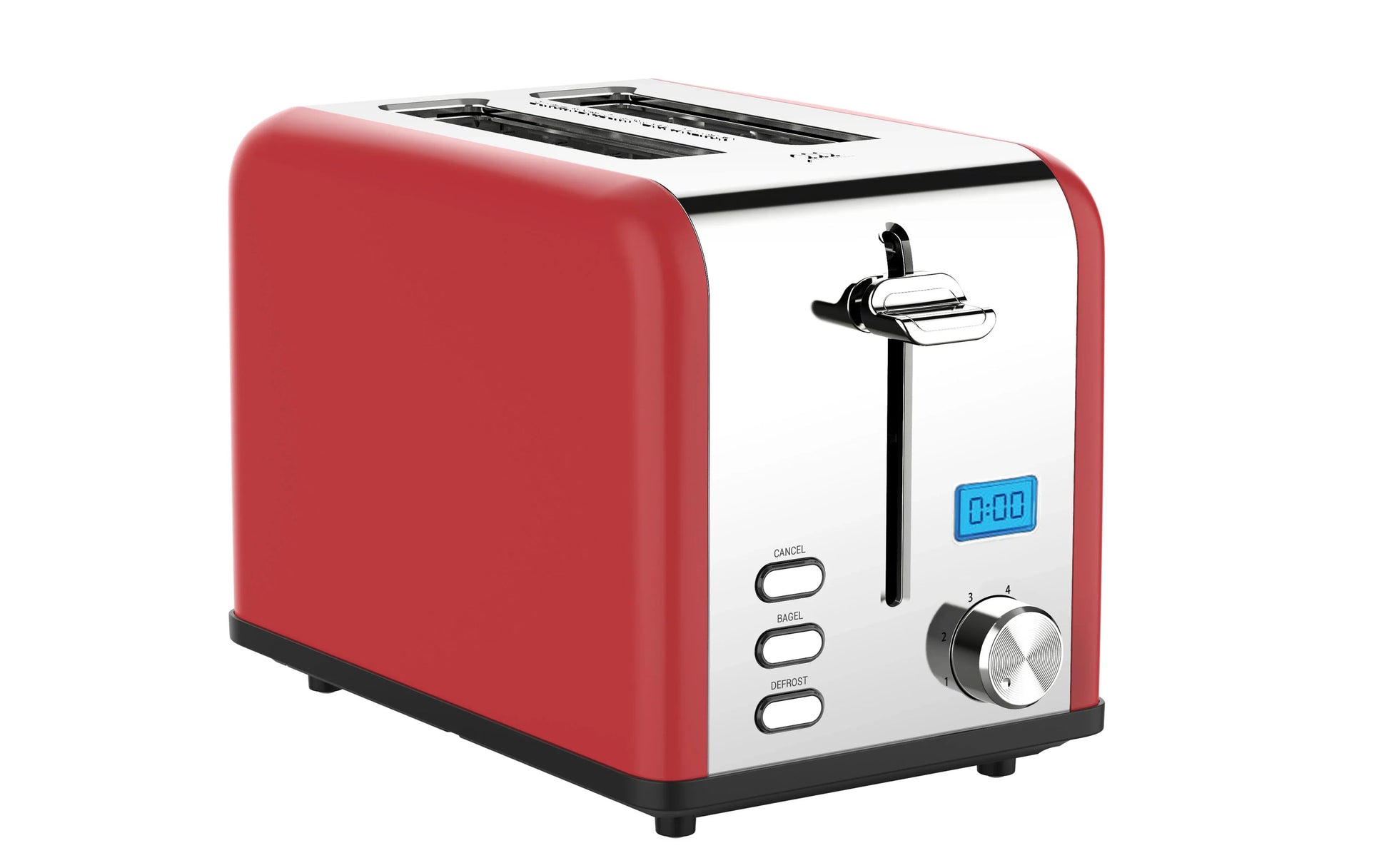 KTX-031315 Digital 2 Slice Touch Screen Bread Toaster in Modern Design