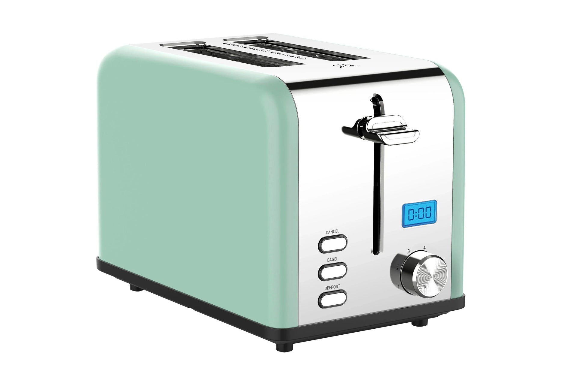 KTX-031315 Digital 2 Slice Touch Screen Bread Toaster in Modern Design