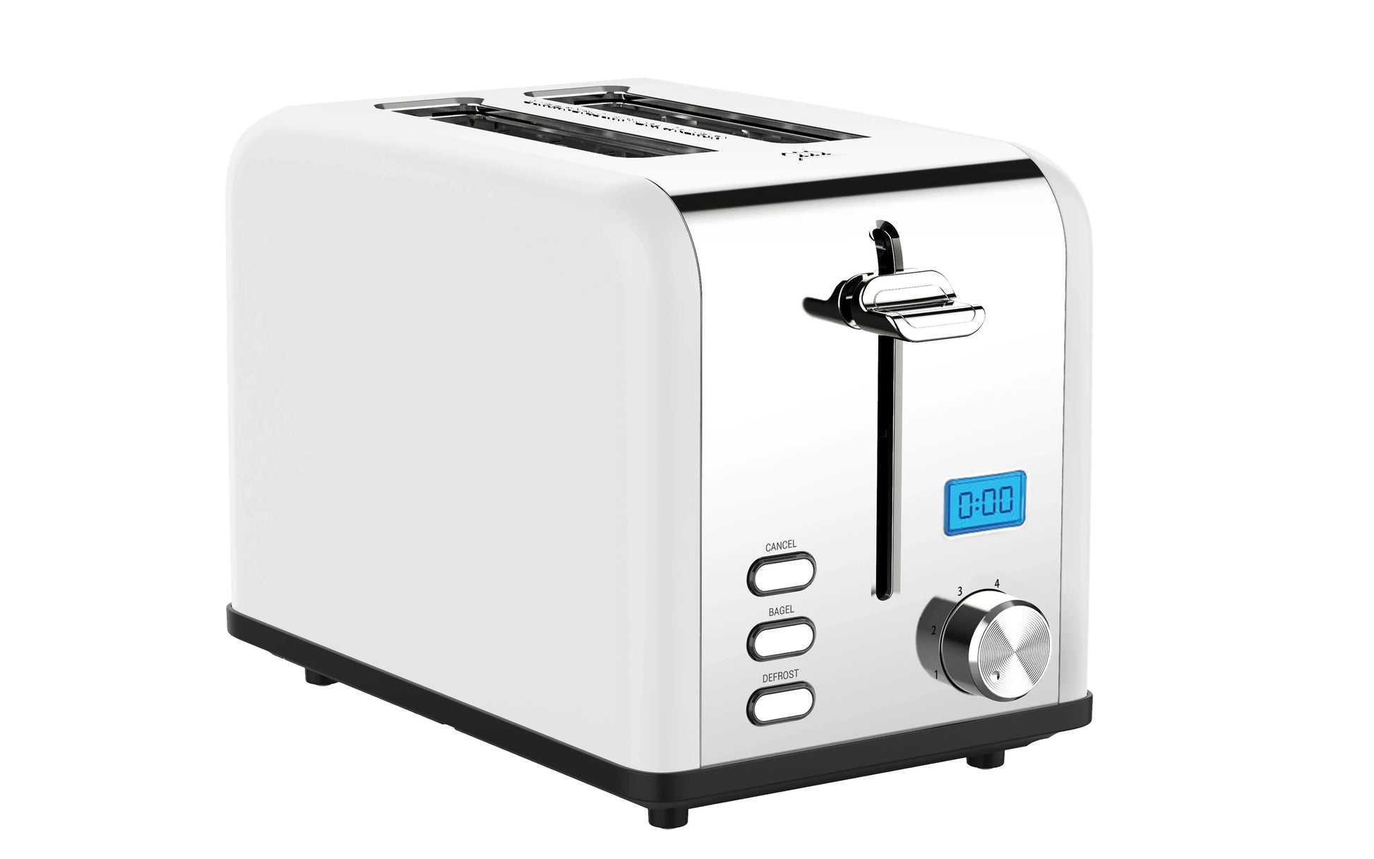 KTX-031315 Digital 2 Slice Touch Screen Bread Toaster in Modern Design
