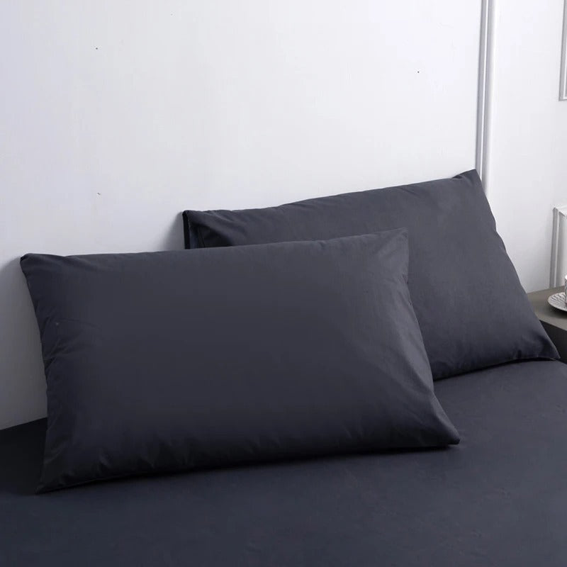 KTX-000019 Solid Color Waterproof Chemical Fiber Pillowcase for Home Textile Bedding