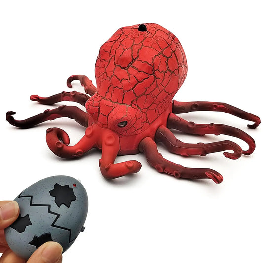 Remote Control Infrared Crawling Octopus Toy with Light, Battery Operated, 20M Range, Suitable for Ages 2 and Up