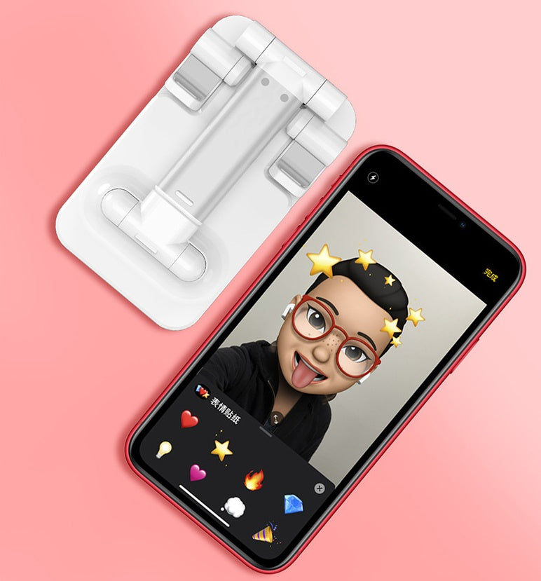 KTX-001171 Adjustable Mobile Phone Stand with Non-Slip Silicone Base and Alloy Support Rod