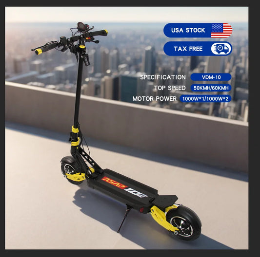 KTX-001299 Powerful 2000W Dual Motor Foldable Electric Scooter with 60-90km Range and 30-50Km/h Max Speed