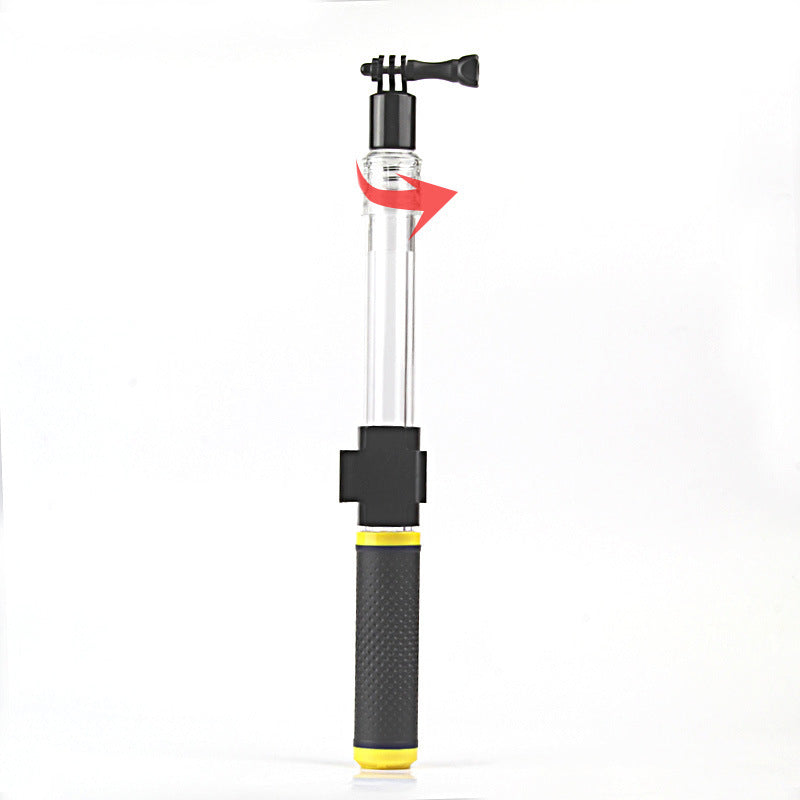 KTX-002323 Transparent Selfie Stick for GoPro with Diving Buoyancy Rod and Special Adapter