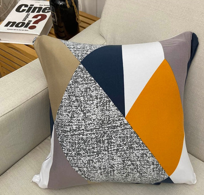 KTX-002387 Ins Style Cotton and Linen Pillow Covers - 45x45cm, Set of 2