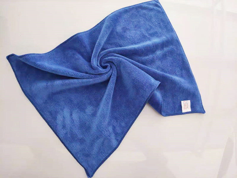 KTX-002515 Large Thick Microfiber Fleece Towel for Efficient Car Wiping – 450g in Multiple Colors