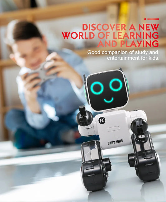 KTX-003091 Smart Programmable Robot Toy for Kids – Interactive Voice Conversations, Singing, and Dancing Functions