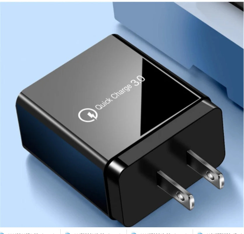 KTX-003155 3-Port USB Multi-Device Quick Charger with 5000mA Output for Lithium Batteries