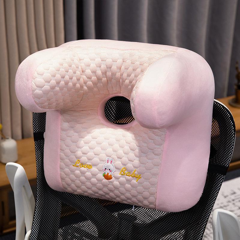 KTX-003219 Bohemian Ice Silk Nap Cushion for Neck and Back Support, 35x35cm