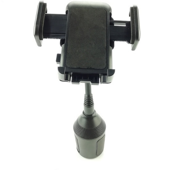 KTX-003475 360° Adjustable Car Cup Holder and Mobile Phone Mount - Model 090-080B, Eco-Friendly ABS Material, Scratch Protection