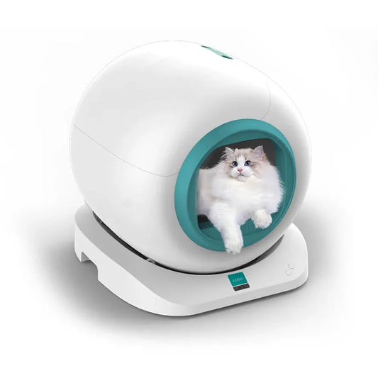 KTX-003859 Luxury Fully Automatic Intelligent Cat Litter Box with Self-Cleaning Function