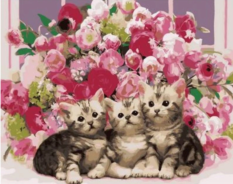 KTX-004179 Frameless Digital Oil Painting on Linen - 40x50 cm - Various Styles Available