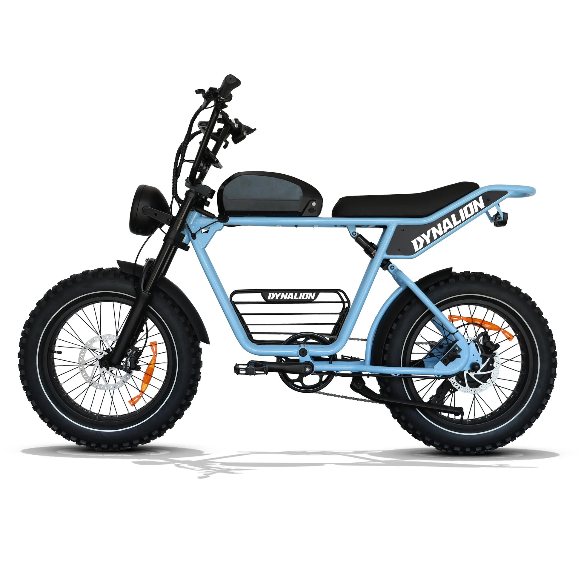 KTX-005331 48V Electric Mountain Bicycle with 7-Speed Gears and Hydraulic Disc Brakes - 20" Fat Tire Hybrid E-Bike