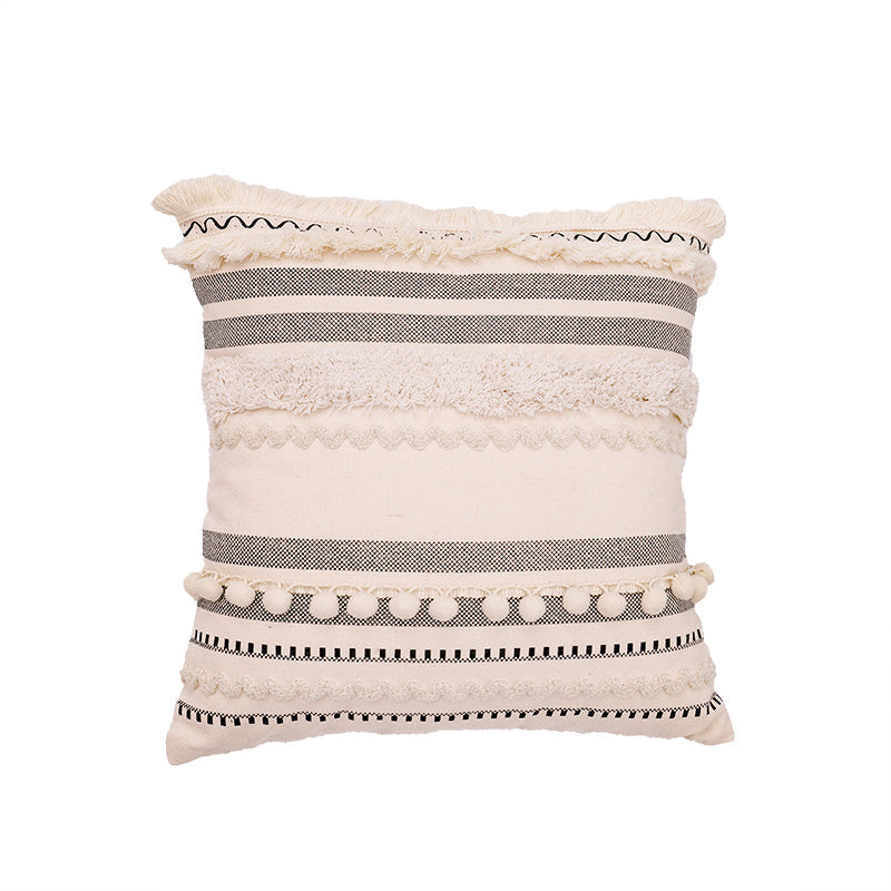 KTX-005523 Bohemian Style Cotton Couch Pillow - Various Sizes Available
