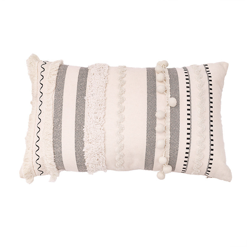 KTX-005523 Bohemian Style Cotton Couch Pillow - Various Sizes Available