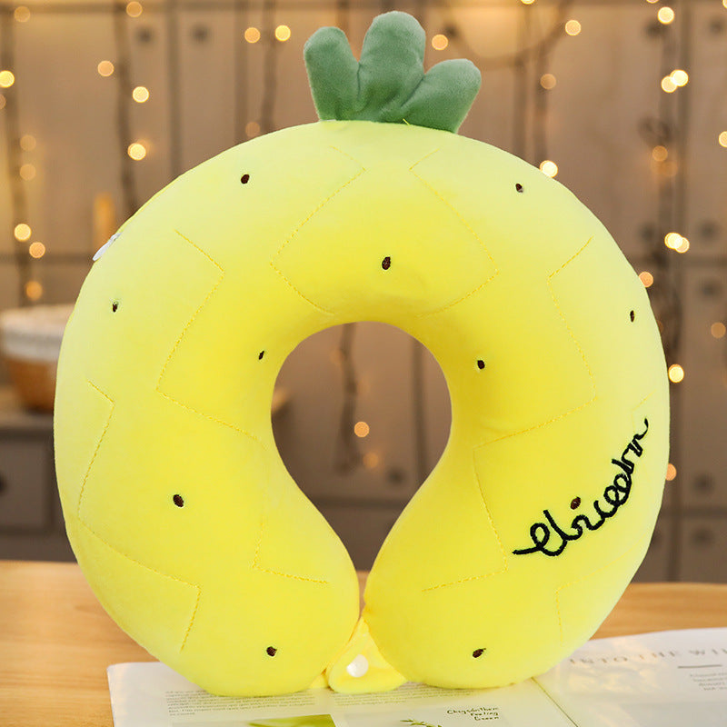 KTX-006675 Cartoon U-Shaped Memory Foam Cervical Pillow for Comfort and Support