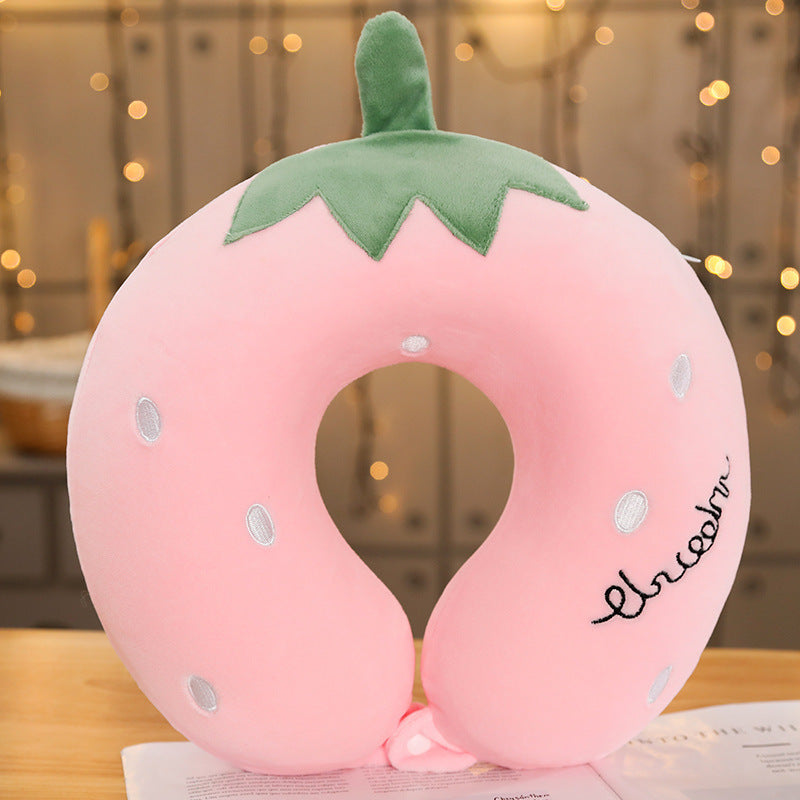 KTX-006675 Cartoon U-Shaped Memory Foam Cervical Pillow for Comfort and Support