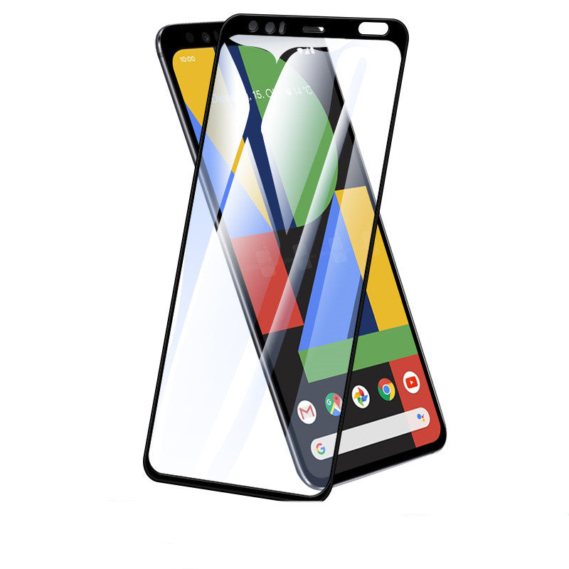 KTX-006931 Full Screen Tempered Glass Film for Google Pixel 4 and Pixel 4 XL with Anti-Reflective and Anti-Fingerprint Features
