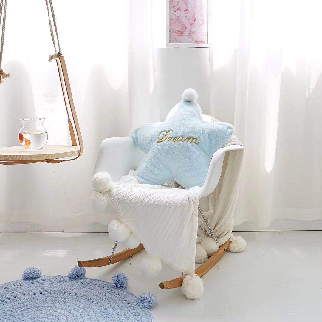 KTX-006995 Crown Lumbar Pillow Cushion - Modern Plush Design with Cartoon Patterns, Multiple Sizes Available