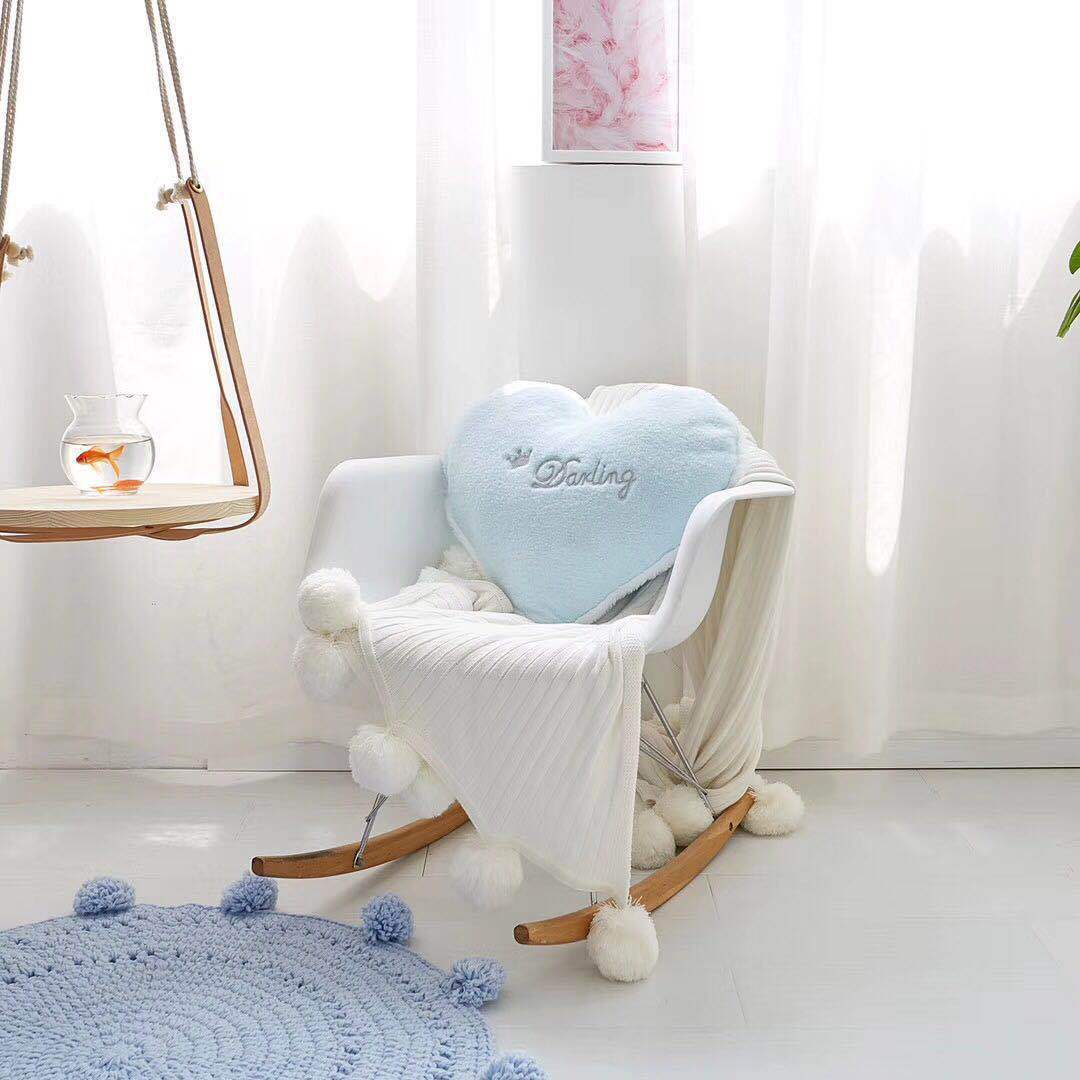 KTX-006995 Crown Lumbar Pillow Cushion - Modern Plush Design with Cartoon Patterns, Multiple Sizes Available