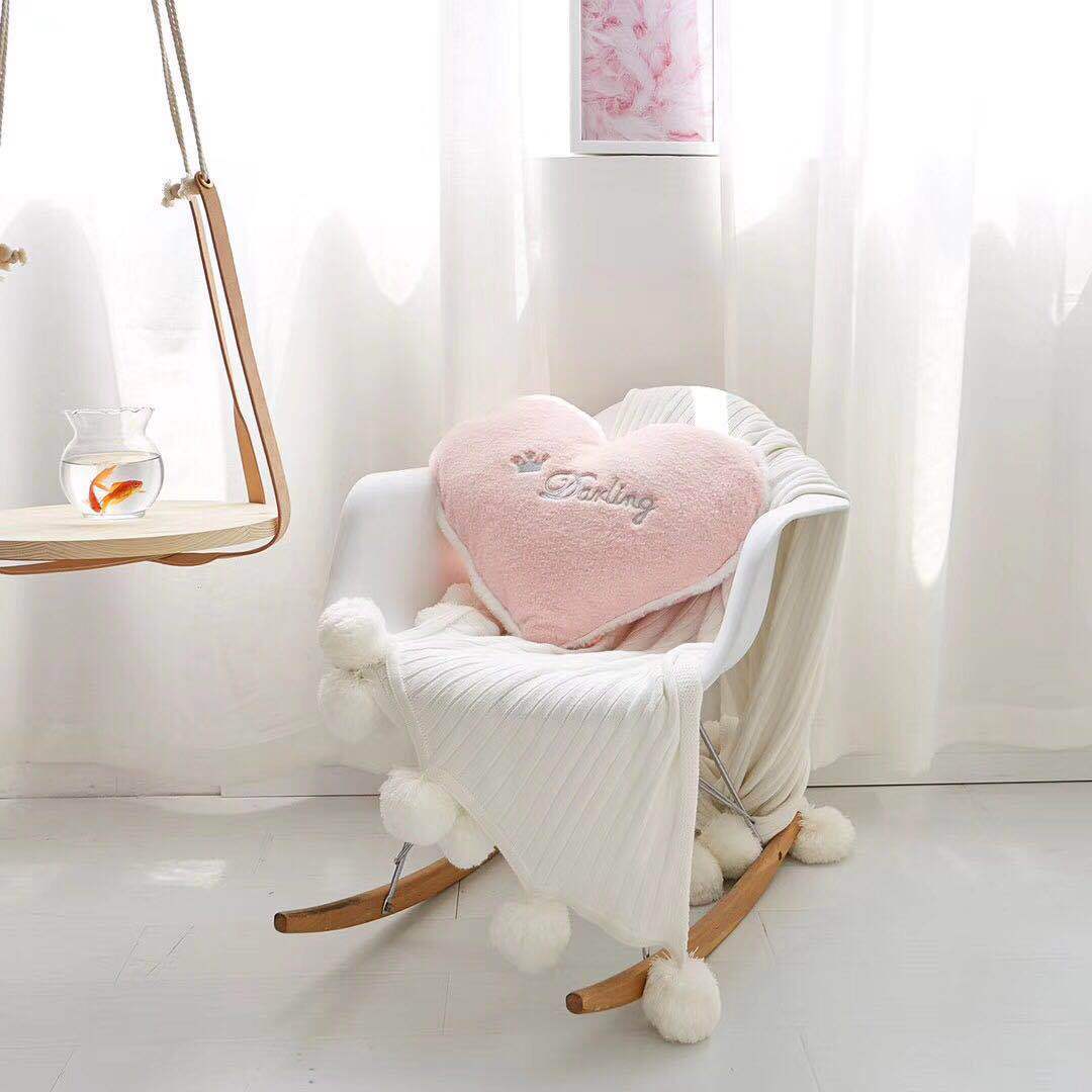 KTX-006995 Crown Lumbar Pillow Cushion - Modern Plush Design with Cartoon Patterns, Multiple Sizes Available