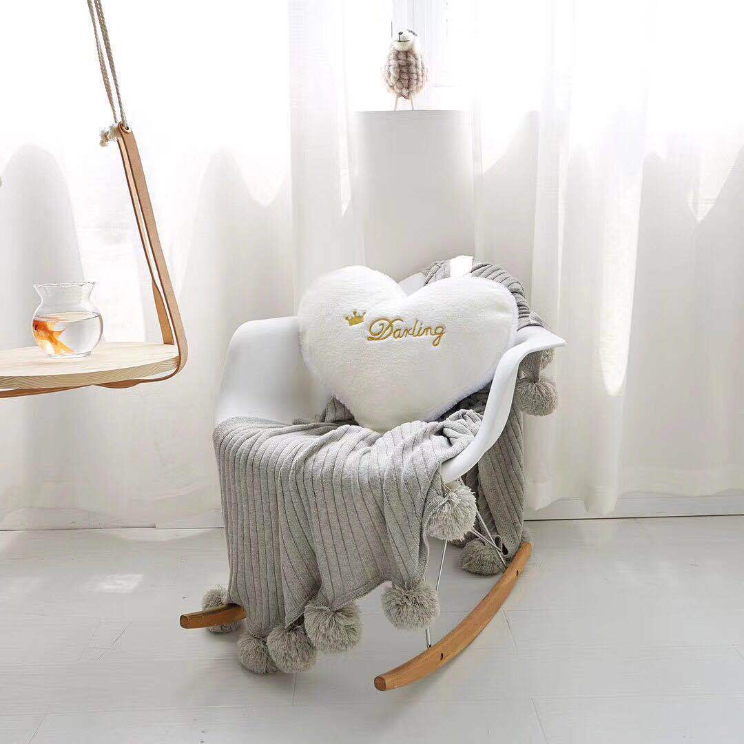 KTX-006995 Crown Lumbar Pillow Cushion - Modern Plush Design with Cartoon Patterns, Multiple Sizes Available