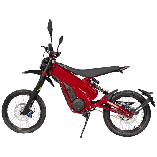 KTX-007635 Electric Dirt Bike 60V 6500W Middrive, 46MPH Speed, Long Range, Dual Hydraulic Suspension, 200KG Max Load, 17" Off-Road Tires