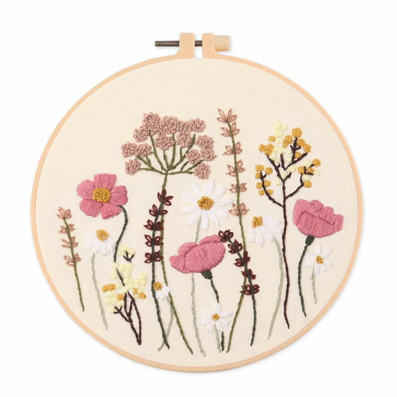 KTX-008531 Embroidery DIY Material Package for Cross Stitch with Plant and Flower Patterns