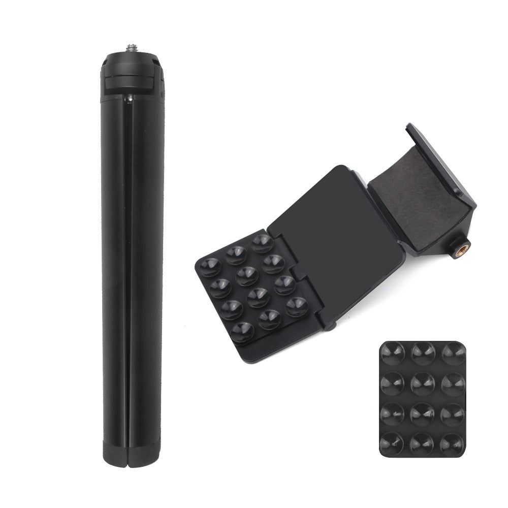 KTX-008915 Folding Suction Cup Phone Holder with Tripod and Extension Rod