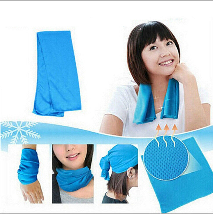 KTX-009427 Instant Cooling Sports Towel - Ice Cold Yarn, Available in Various Colors