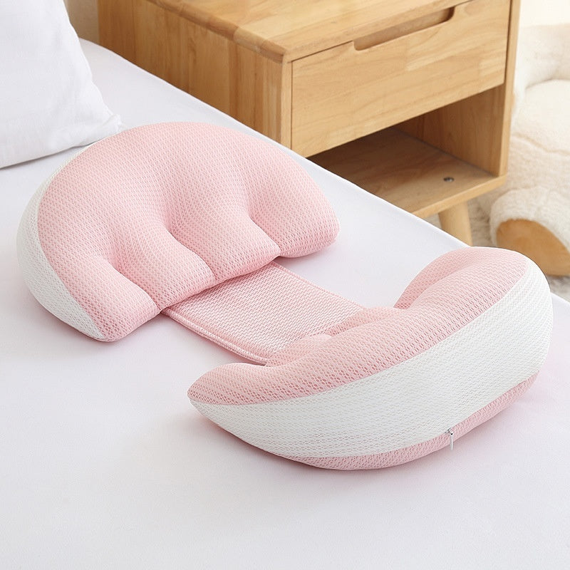 KTX-010963 U-Shaped Pregnancy Pillow with Auxiliary Pillow – Portable Support for Comfort During Sleep