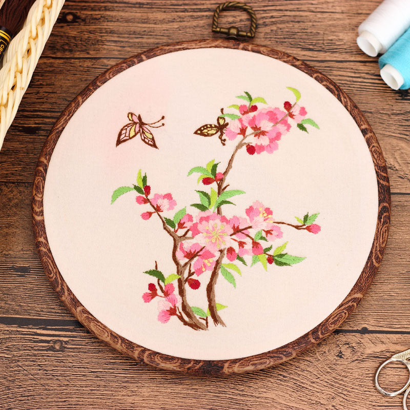 KTX-011155 Chinese Style Hand-Embroidered Needlework Material Package for Unique Creations