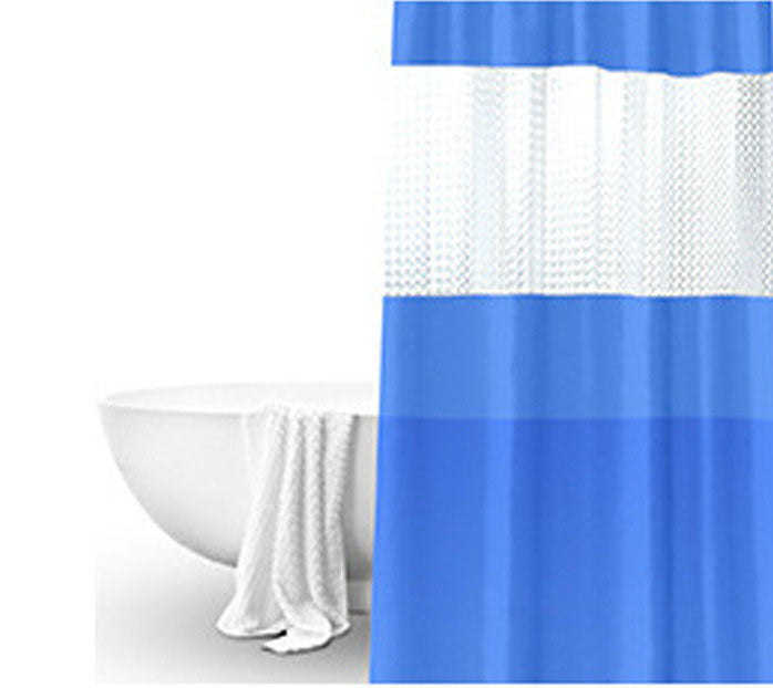 KTX-011859 Translucent Waterproof Mildew Proof Shower Curtain for Modern Bathrooms – 180cm x 200cm, Available in Multiple Colors