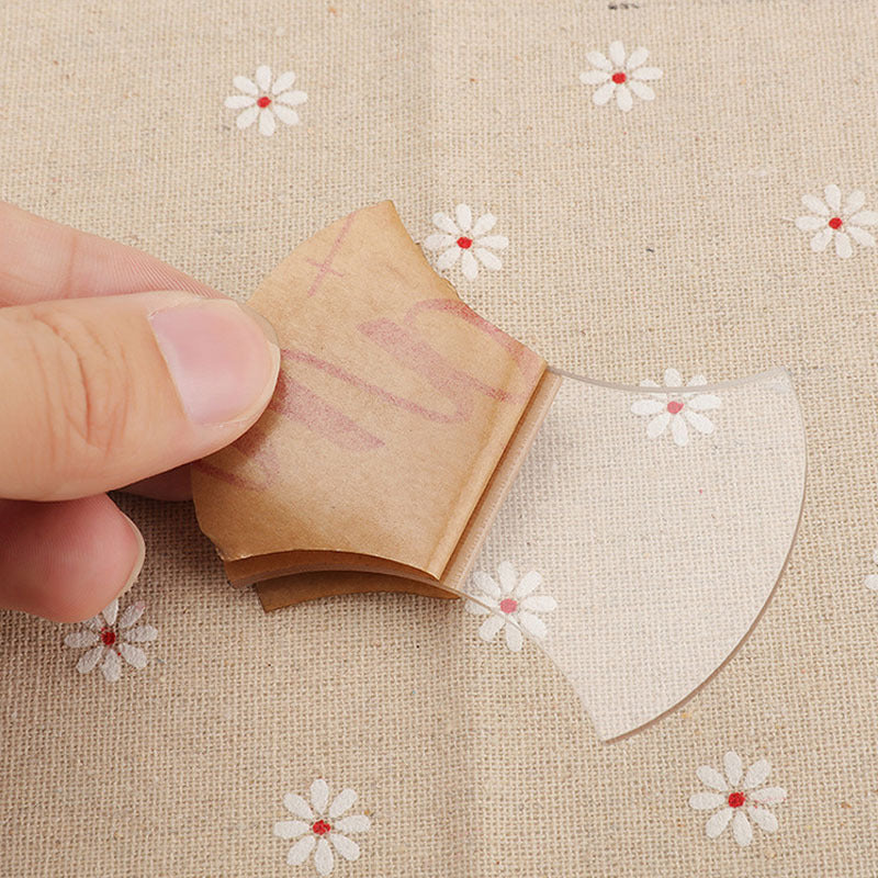 KTX-011987 DIY Patchwork Template - 27 Sets of 54 Designs, White Thick Acrylic, 2mm Thick