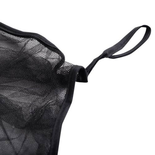 KTX-012307 Four-Sided Polyester Mosquito Net with Square Doors, 210x190x240cm, White or Black