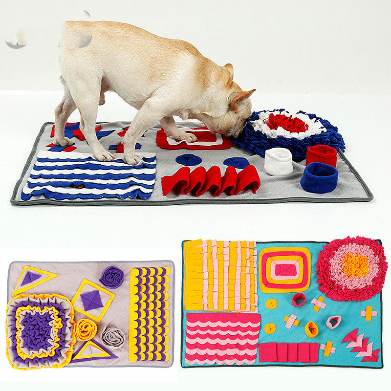 KTX-014291 Interactive Dog Snuffle Mat - Fun Textures, Available in Multiple Sizes